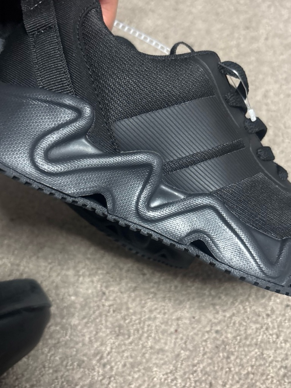 Kids Black Athletic Slip-On Sneakers🔥
